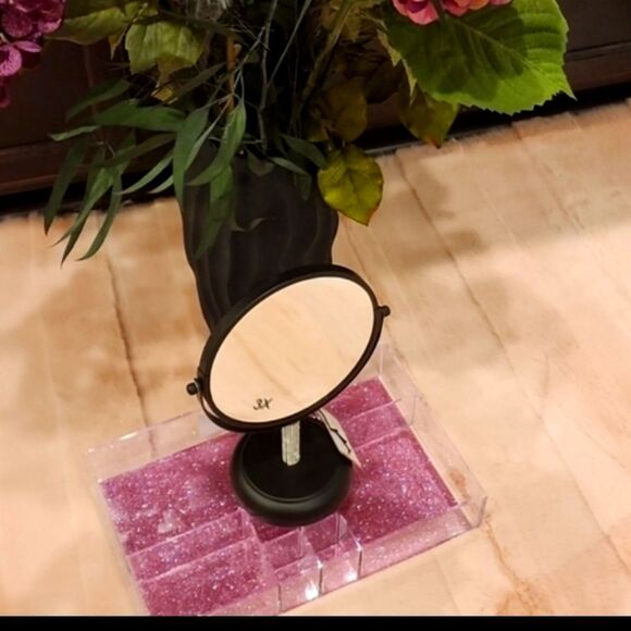 Chateau Rhinestone Encrusted Vanity Table Mirror - Picture 3 of 10